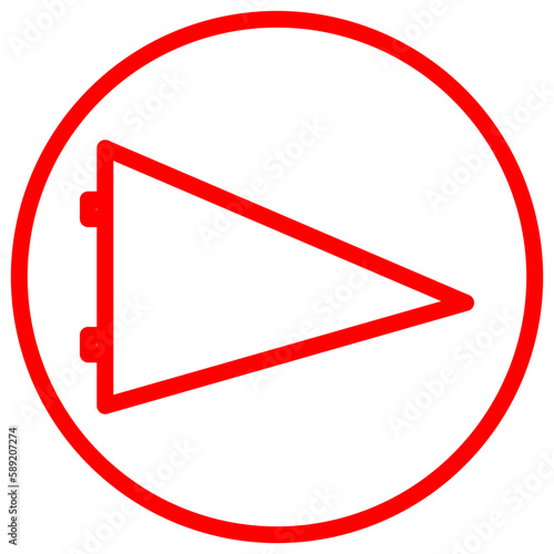 Free Download pennant icon - GFXLoad