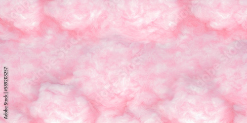 Sweet soft cotton candy background, fluffy pink pastel candyfloss texture, abstract blurred dessert Ai generated © WAN_ASSET