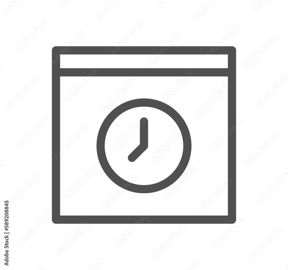 Calendar icon outline and linear symbol.
Calendar icon outline and linear symbol.