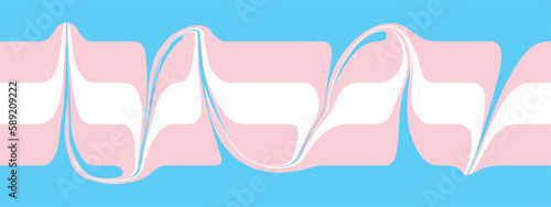 Transgender abstract vector background with light color palette representing respect and acceptance of trans people, expression and solidarity of community
