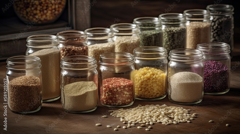 spices, herbs and seeds, created with ai generative ai technology spices, herbs and seeds, created with ai generative ai technology