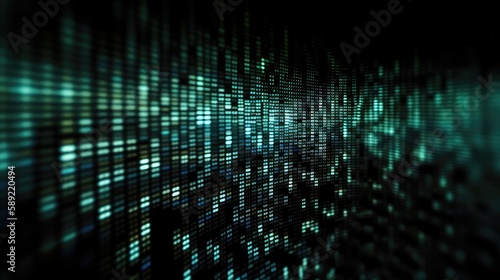 Glowing tech abstract futuristic background. Generative AI