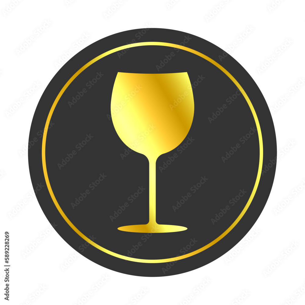 glass of wine on a golden background. Alcohol symbol. Vector illustration.
glass of wine on a golden background. Alcohol symbol. Vector illustration.