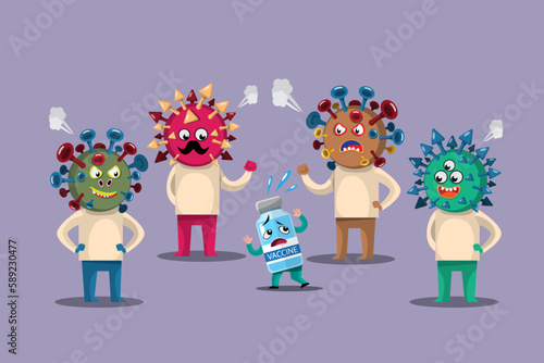 As the COVID-19 virus spread, mutations were created that prevented the earlier vaccines from killing and protecting the virus.