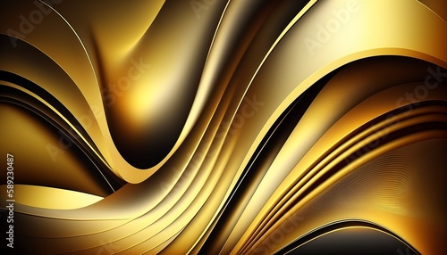 Exquisite golden matte texture background,Generative AI