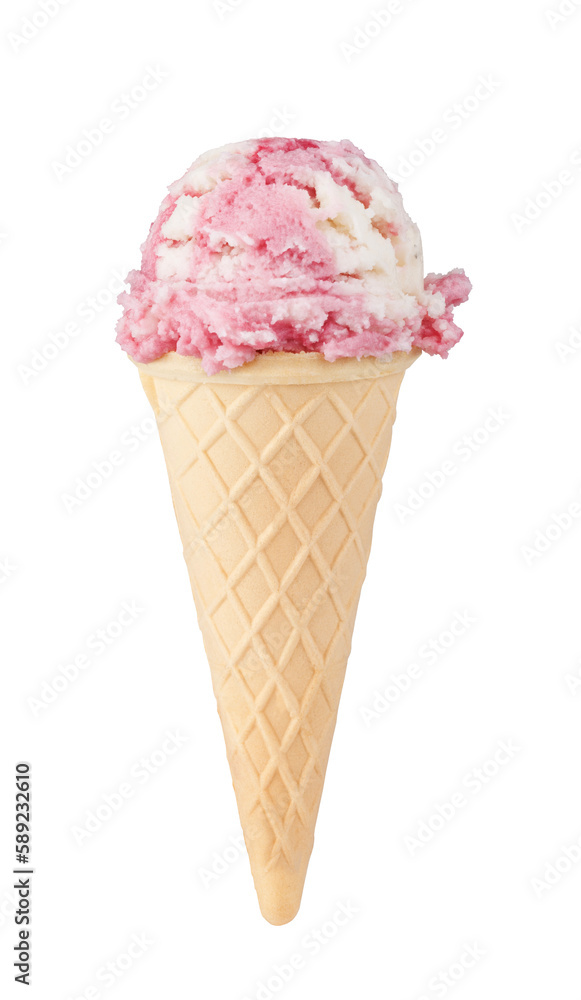 ice cream with cone on transparent background. png file ice cream with cone on transparent background. png file