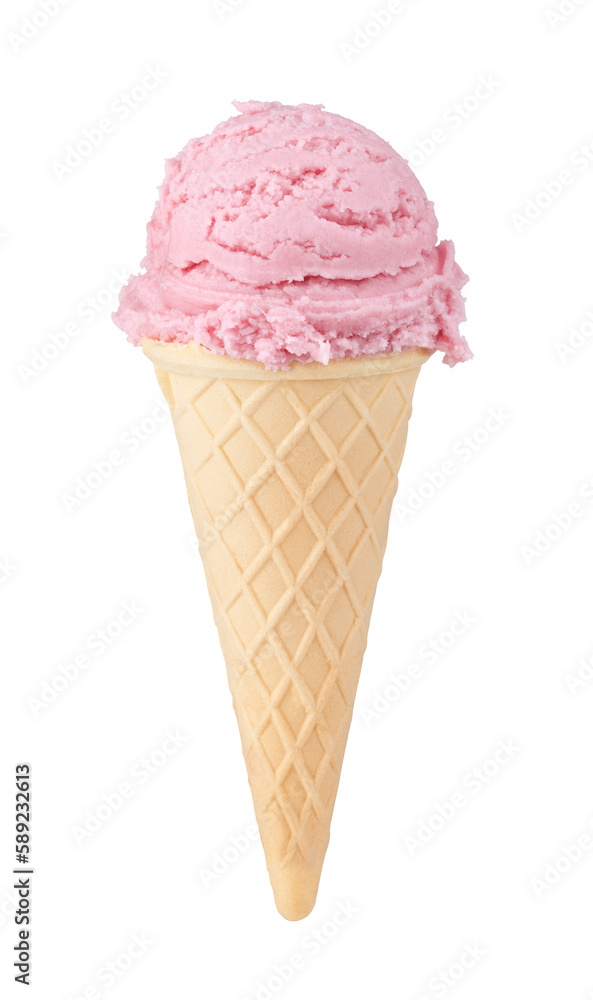 ice cream with cone on transparent background. png file ice cream with cone on transparent background. png file