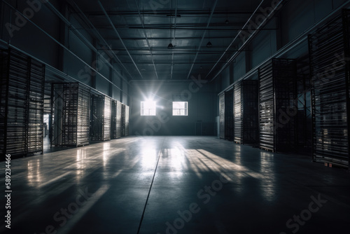 Photo of a beautiful and clean storage warehouse