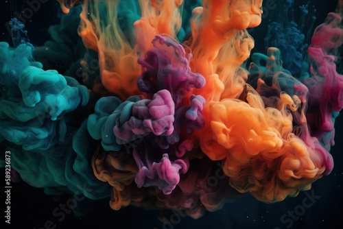 "Inkblot Dreams": A series of abstract images featuring a marbled ink effect. This technique involves dropping ink onto a surface and then swirling the colors together to create a unique, abstract