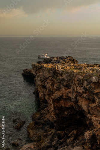 sunset on the coast