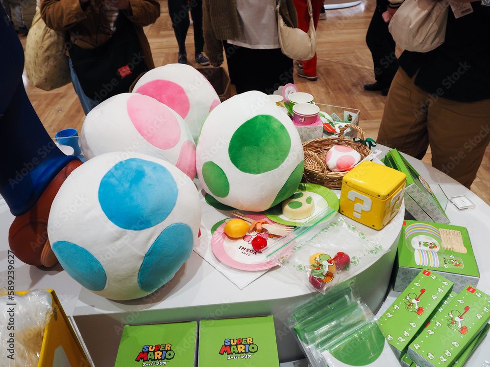 TOKYO, JAPAN - March 29, 2023: Products including sets of paper cups ...