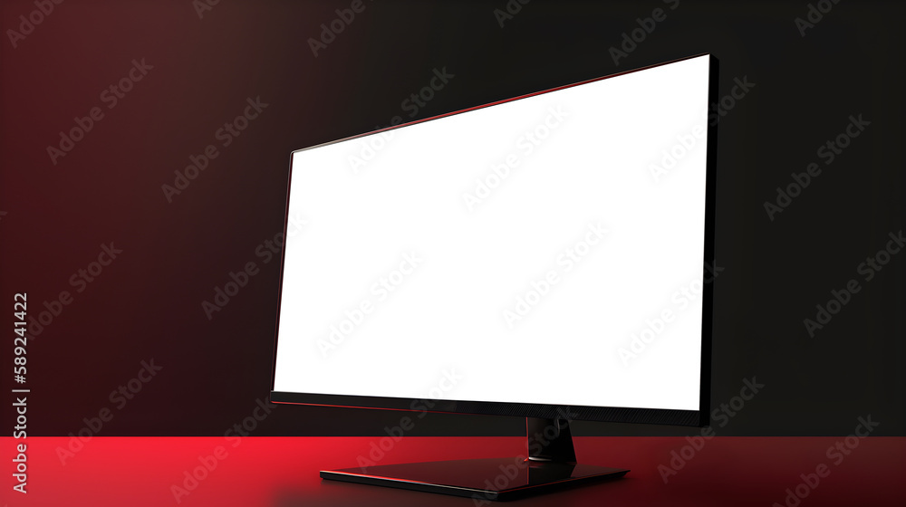 computer monitor with transparent screen