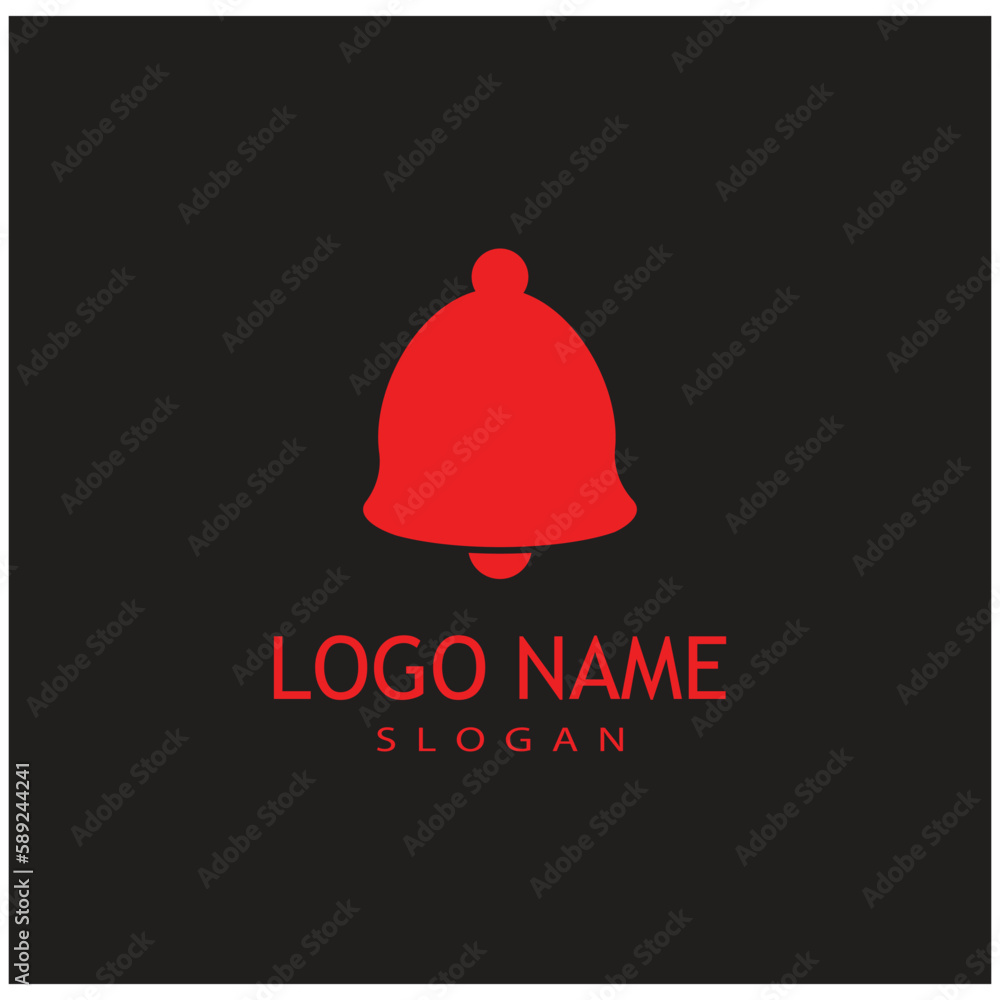 Fototapeta premium Bell Logo Template vector symbol illustration design
