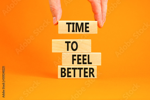 Fotografie Time to feel better symbol