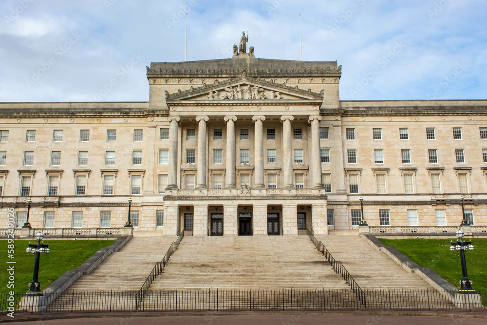 Designed by Arnold Thornely, and opened in 1932 by Edward, Prince of Wales, Stormont Buildings is home to the Northern Ireland Government
