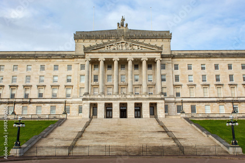 Designed by Arnold Thornely, and opened in 1932 by Edward, Prince of Wales, Stormont Buildings is home to the Northern Ireland Government photo