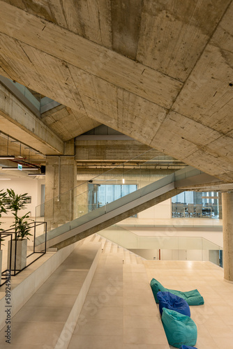 Interior of big office spac...