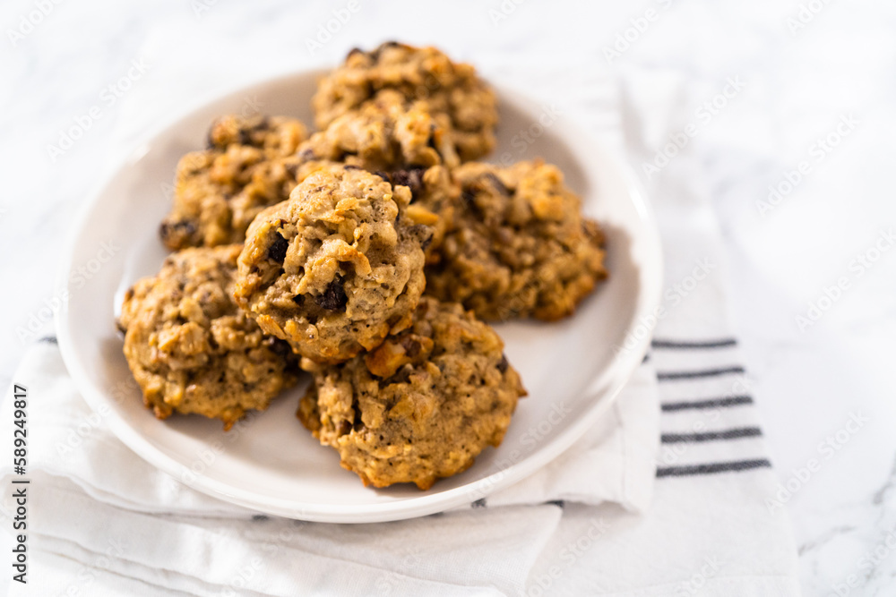 Soft Oatmeal Raisin Walnut Cookies Soft Oatmeal Raisin Walnut Cookies