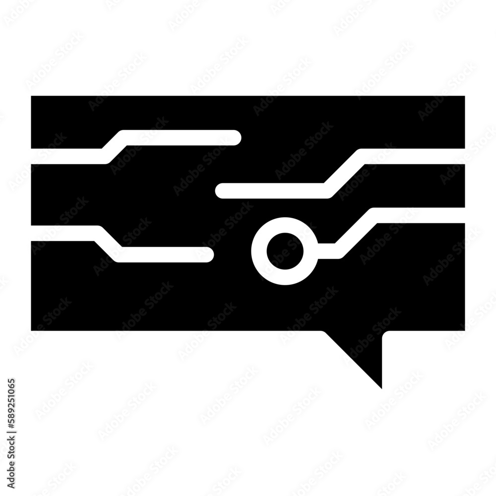 artificial intelligence glyph 