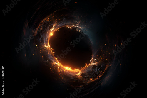 Supermassive Black Hole, Generative AI © spreephoto