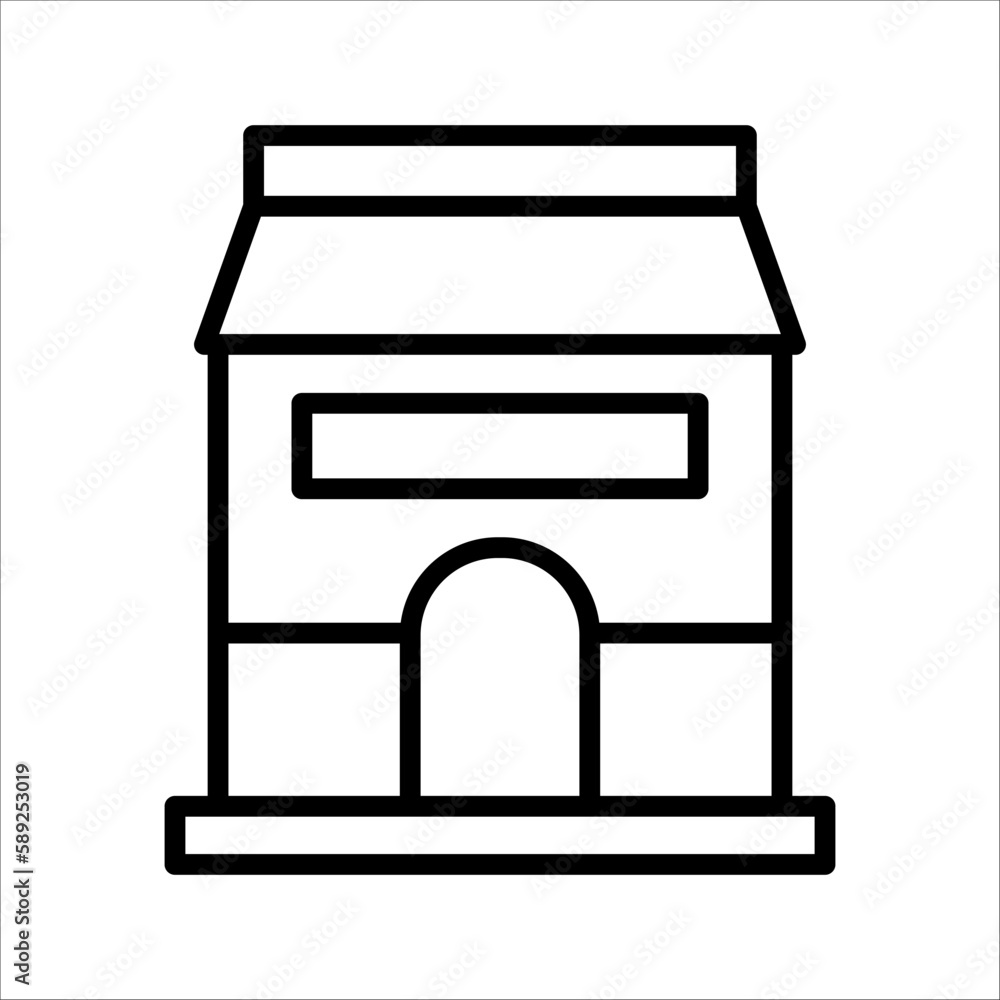 shop icon, or logo, symbol vector illustration, sign isolated - Vector icon collection, black white style, high quality. shop icon, or logo, symbol vector illustration, sign isolated - Vector icon collection, black white style, high quality.