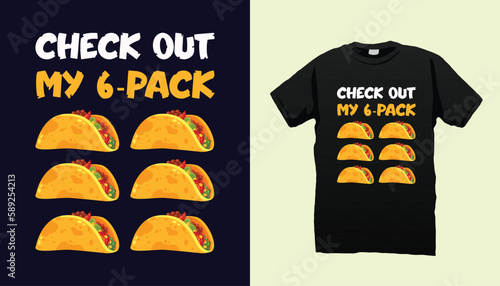 cinco de mayo Taco Gym Tshirt design vector