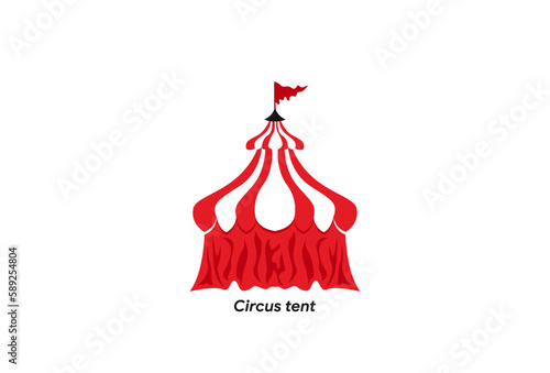 Illustration Vector graphic of Circus tent fit for Party Concept design etc.
