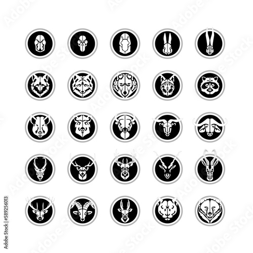 Animal icon set