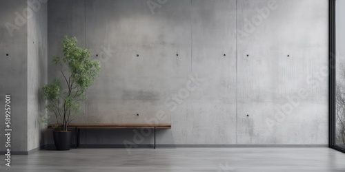 Grey concrete background for presentation of a product