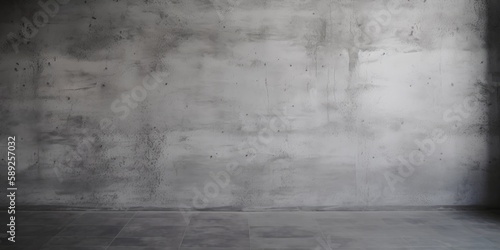 Grey concrete background for presentation of a product © Sparrowski