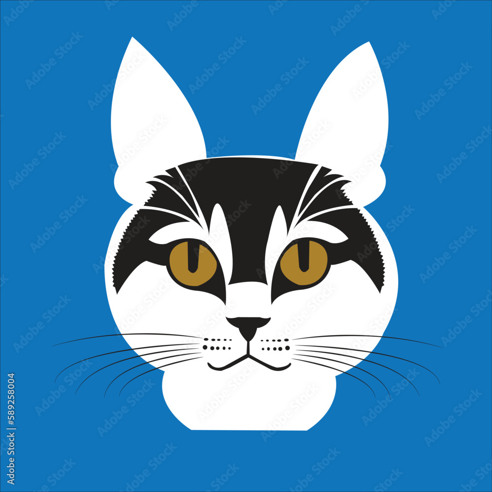 Fototapeta premium illustration of a cat