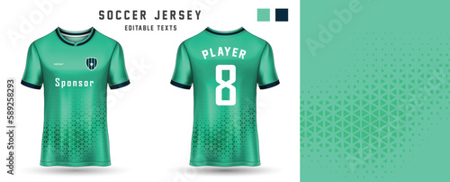 Football sports jersey template casual shirt design