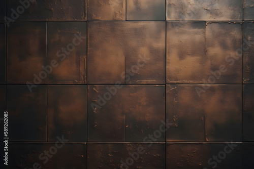 Metallic Bronze Wall Texture, made with generative AI