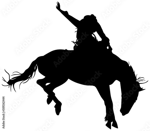 horse riding the rodeo