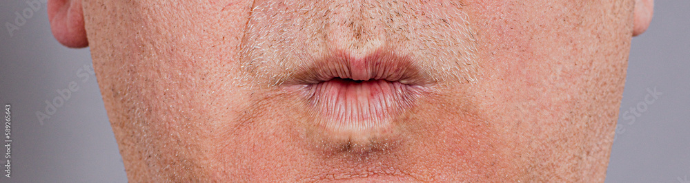 Fototapeta premium close up of a mouth expression