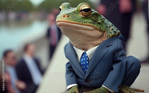 Frog Politician Running For Office Generative AI