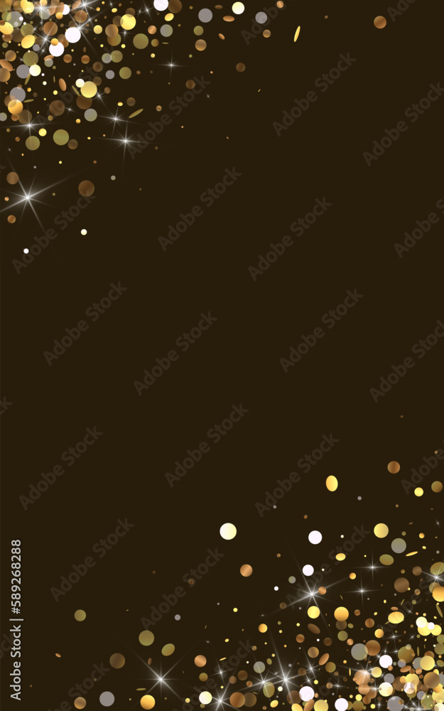 Gold Sequin Paper Vector Luxury Background. Stock Vector | Adobe Stock
