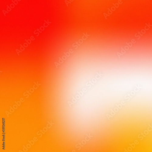 Red orange white color gentle bright beautiful abstract gradient background with dark and light stains shadows. Delicate background, template for a greeting card or ad. Copy space.