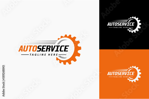 Automotive Car Motorcycle Service Logo Template