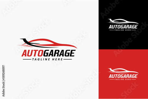 Automotive car logo template 