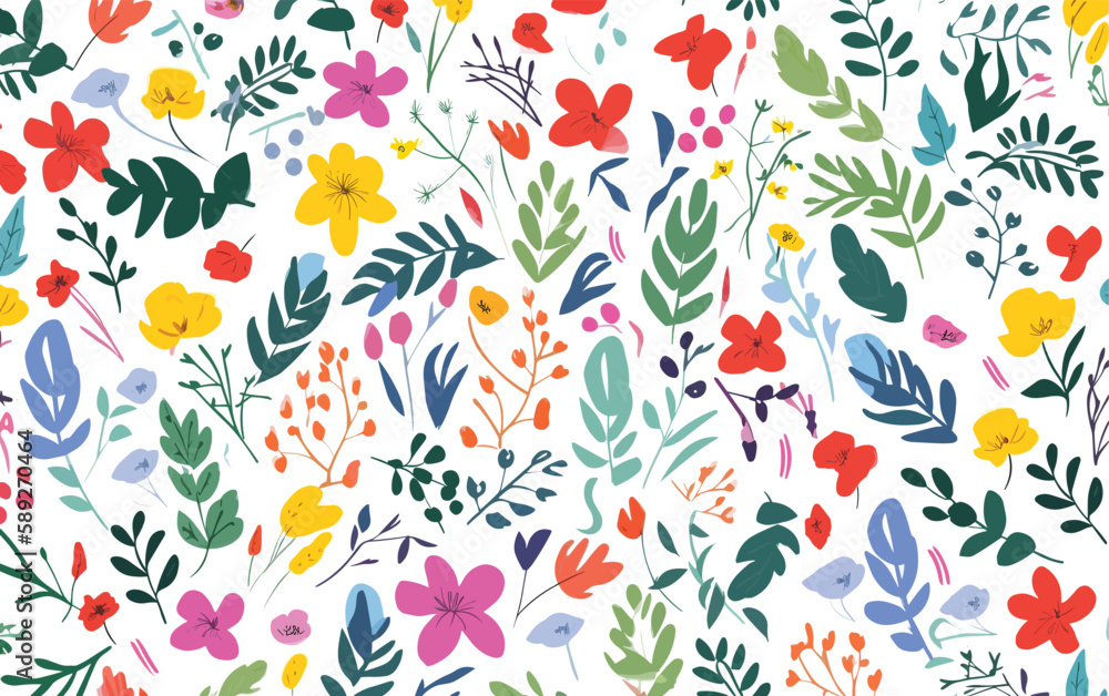 seamless pattern with flowers seamless pattern with flowers