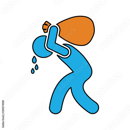 Diligent, hardworking, industrious icon.