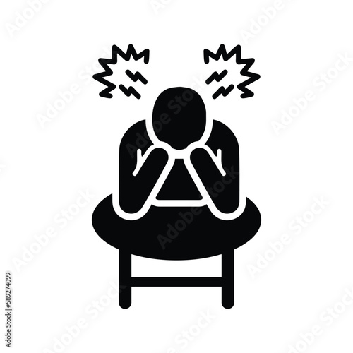 Hopeless, despair icon.