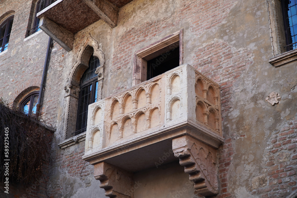 Romeo and Juliet balcony, Verona, Italy