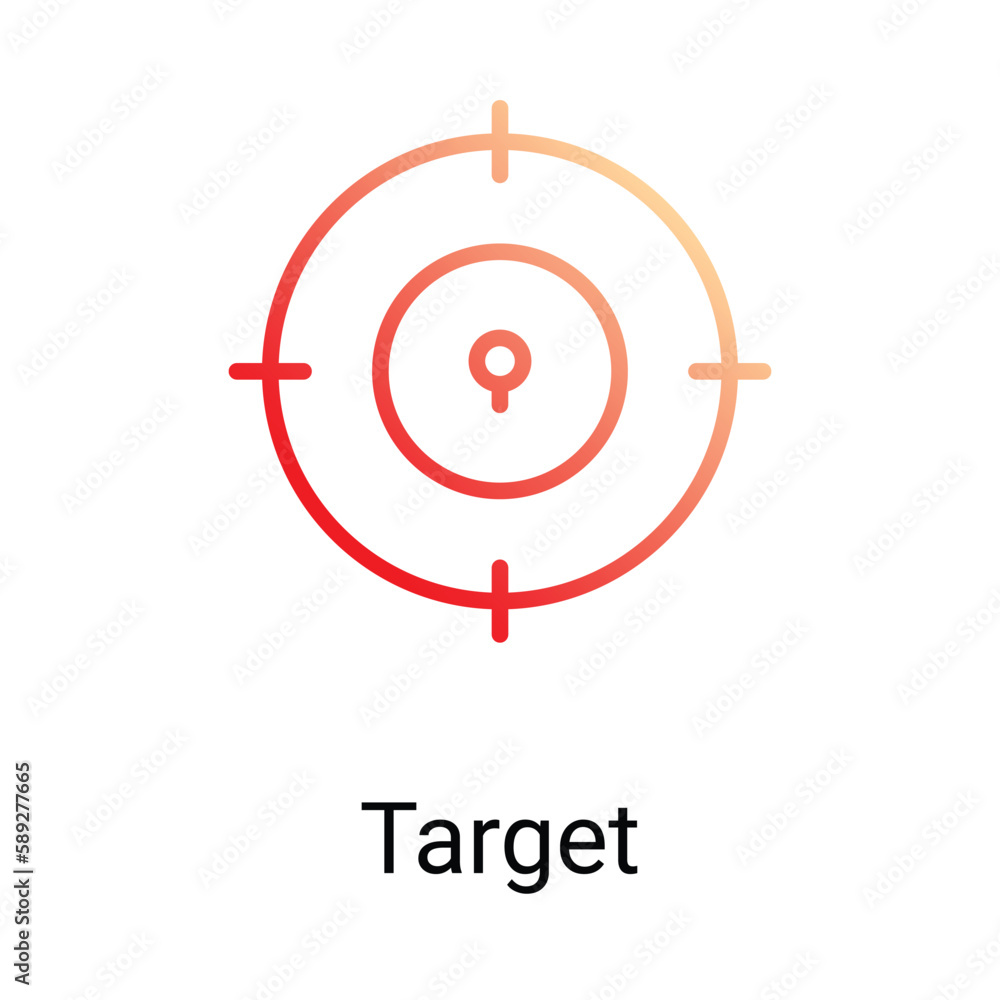 Target Icon Design. Suitable for Web Page, Mobile App, UI, UX and GUI design. Target Icon Design. Suitable for Web Page, Mobile App, UI, UX and GUI design.