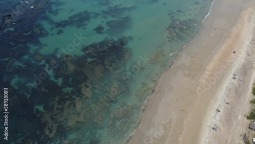 Wallpaper Mural Flecheiras Praia Paraíso Tropical Dunas Mar Ceará Nordeste Brasil Vila Pescadores Armadilha Peixe Pitoresco Paisagem Cênica Vento Pesca Viagem Viajar Turismo Viagem Drone Aéreo Torontodigital.ca