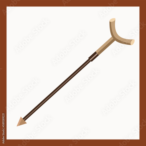 Illustration of the stick of the Prophet of Islam photo