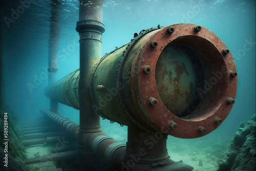 Underwater industrial pipeline, Generative AI