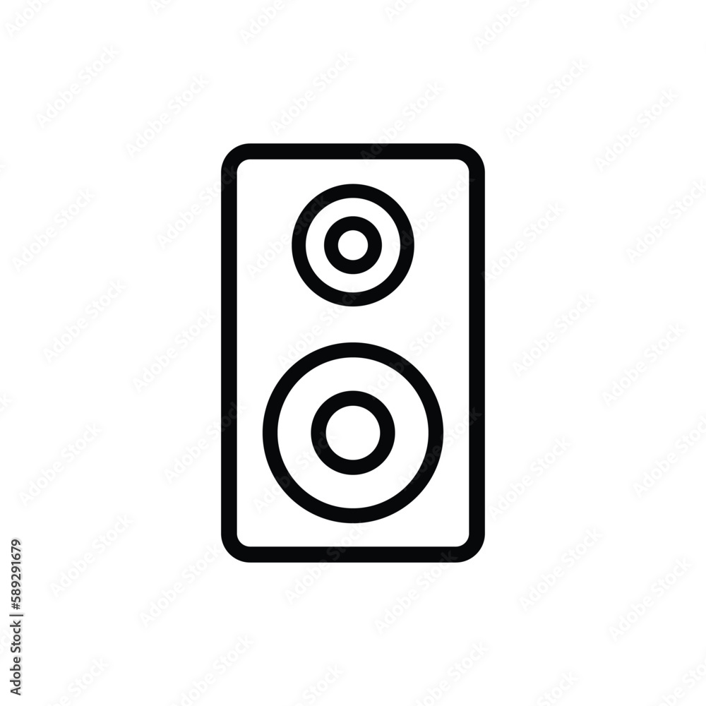 loudspeaker speaker icon vector music sign loudspeaker speaker icon vector music sign