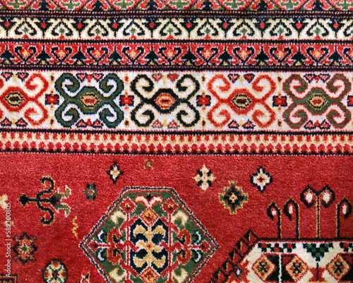 bright colourfulpattern persian carpet